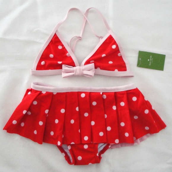 kate spade Other - Kate Spade 2pc Polka Dot Skirted Bikini Swimsuit